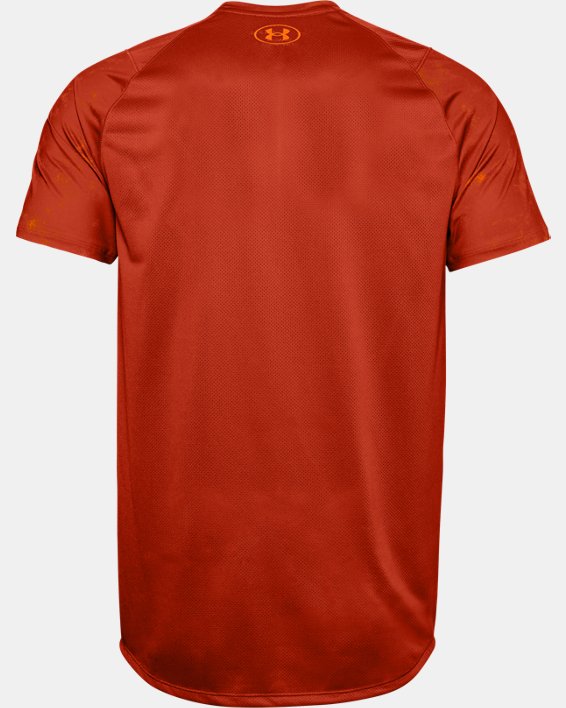 Camiseta de manga corta con estampado UA MK-1 para hombre, Orange, pdpMainDesktop image number 5